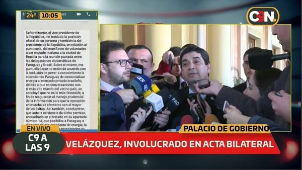 Vicepresidente asegura que no tenía idea sobre acta bilateral