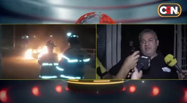 Trama de infidelidad en inquilinato termina con auto quemado