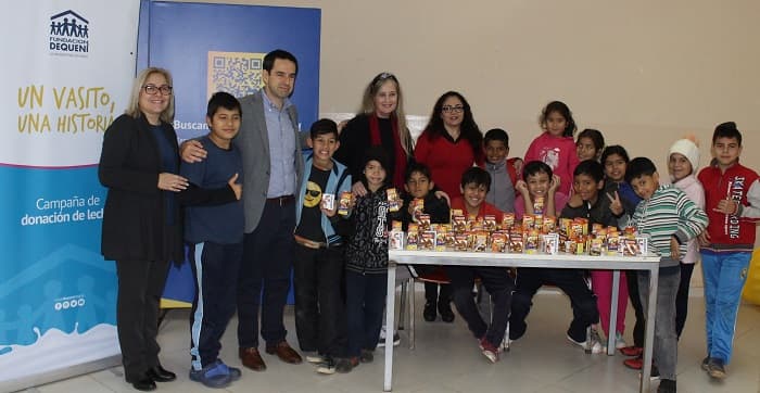 Tetra Pak dona 200 litros de leche a la Fundación Dequení
