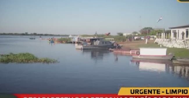 Jóvenes desaparecen en aguas del río Paraguay