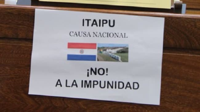 Senadores piden que el caso Itaipú no quede impune