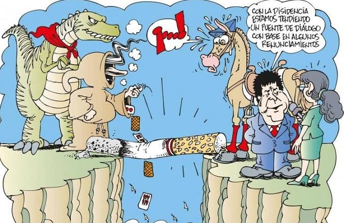 12 caricaturas de Caló sobre la crisis política