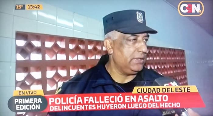 Motochorros asesinan a policía en Ciudad del Este