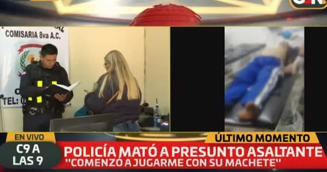 Policía reacciona ante asalto y asesina a sospechoso