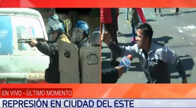 Villamayor justifica represión en Ciudad del Este