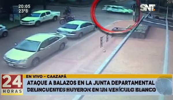 Revelan primeras imágenes del ataque a Junta Departamental