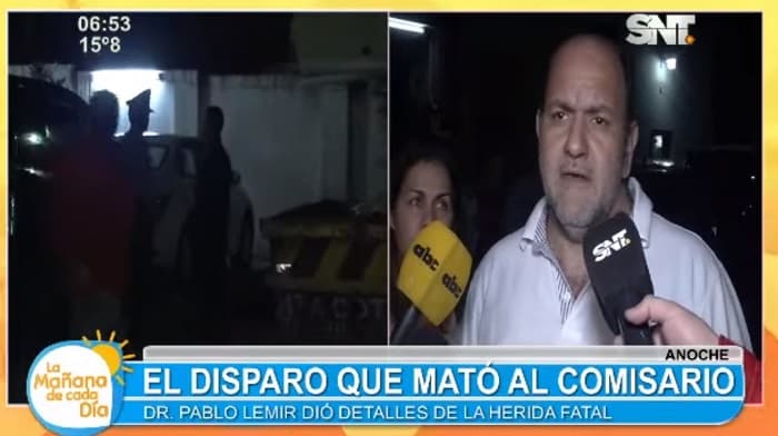 Comisario fue asesinado con un arma pequeña, dice forense