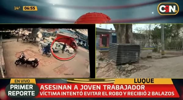 Motochorros asesinan a trabajador en Luque
