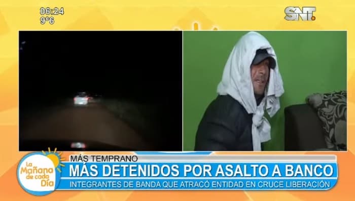 Cae “cabecilla” del atraco en Liberación