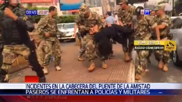 Detienen a Mbururú en medio de batalla campal en Ciudad del Este