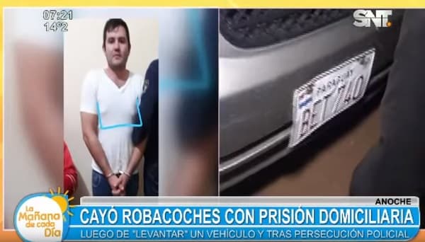 Policía captura a robacoches en plena acción