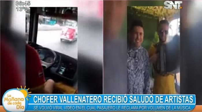 Vallenato desata pelea entre chofer y pasajero