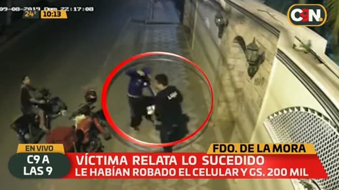Delivery asaltado lamenta inacción de la policía