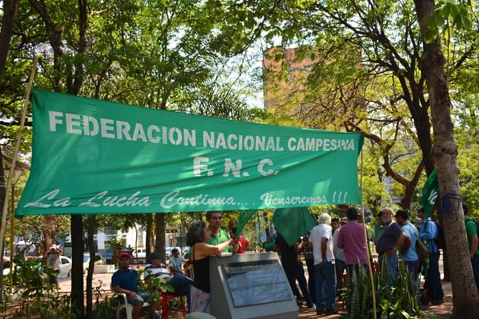Campesinos anuncian cese de manifestaciones