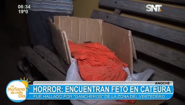 Hallan restos de feto en Cateura