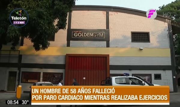 Hombre muere mientras hacía ejercicio en un gimnasio