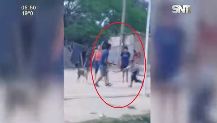 Violento cruce a machetazos en refugio