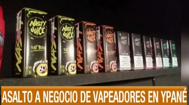 Delincuentes se esfuman, luego de vaciar local de vapeadores