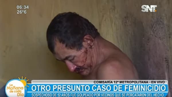 Turba de vecinos lincha a sospechoso de feminicidio