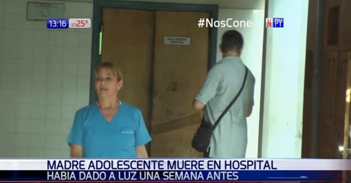 Madre adolescente fallece en el Hospital de Encarnación