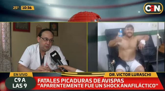 Director de hospital habla de la muerte de albañil a causa de picaduras