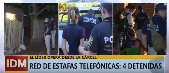 Detienen a las “cobradoras” de red de estafas desde la cárcel