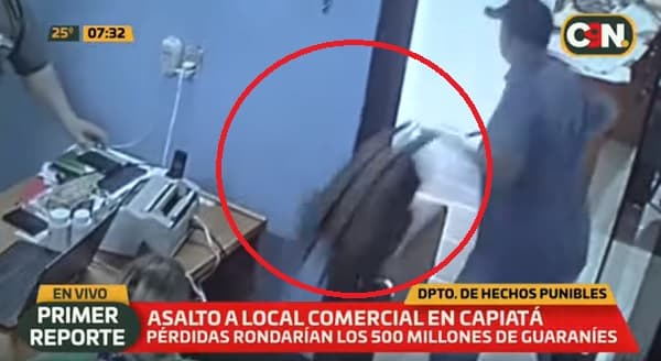 Delincuentes se llevan G. 500 millones de comercio en Capiatá