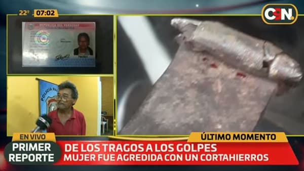 Hombre agrede a su inquilina con un cortahierros