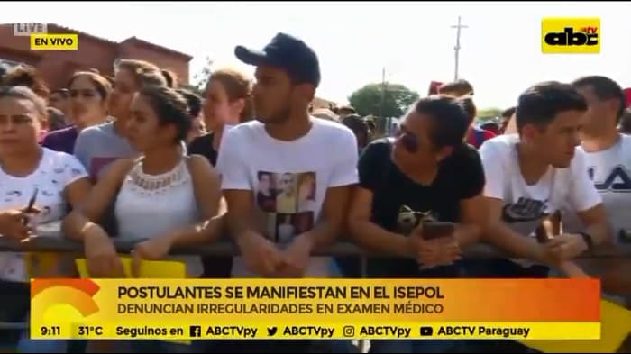 Aspirantes denuncian irregularidades en el Isepol