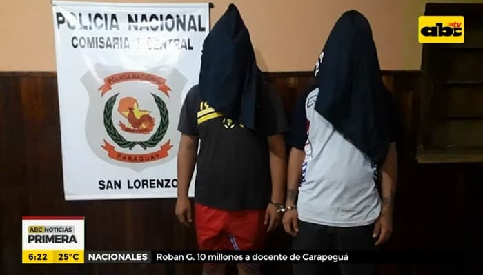 Grupo Lince captura a hombres que asaltaban con arma de juguete