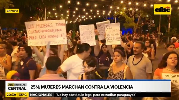 Mujeres marchan y exigen fin de violencia