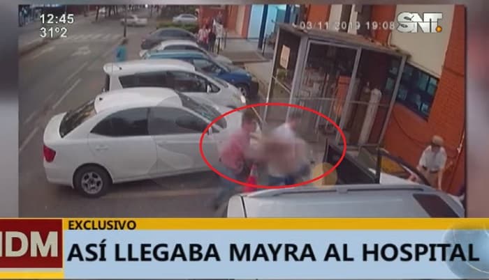 Muerte de Mayra: Revelan imágenes del sanatorio