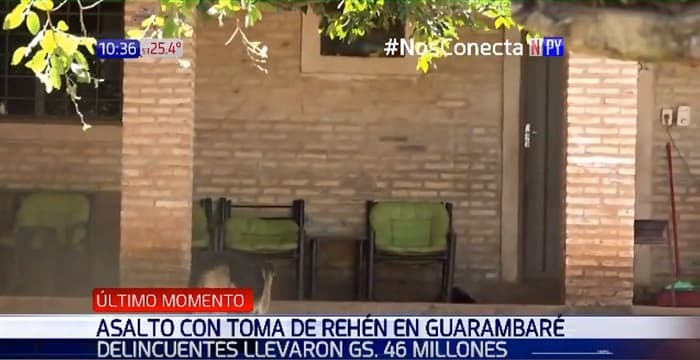 Se llevan G. 46 millones en asalto con toma de rehén