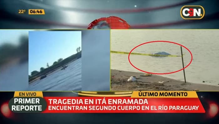 Hallan segundo cuerpo de desaparecidos en el río Paraguay