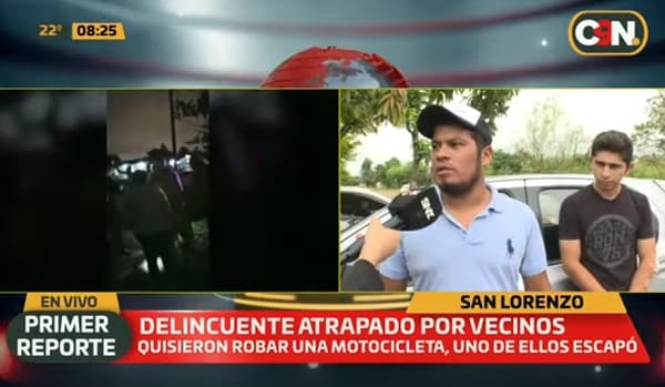 Adolescente es reducido por vecinos tras intento de robo