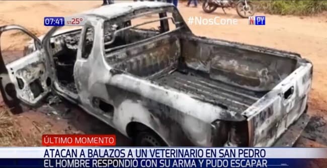 Atacan a balazos a veterinario en San Pedro