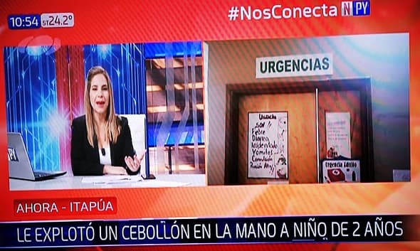 Niño de dos años sufre lesiones a causa de explosión de petardo