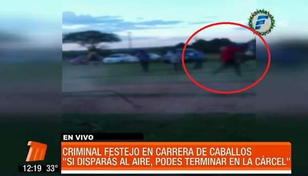 Buscan a “pistolero” que disparó al aire en carrera de caballos