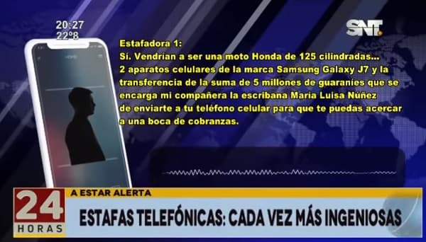 Hasta se hacen pasar por escribana para estafar por teléfono