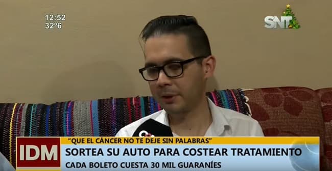 Joven sortea su automóvil para cubrir tratamiento contra el cáncer
