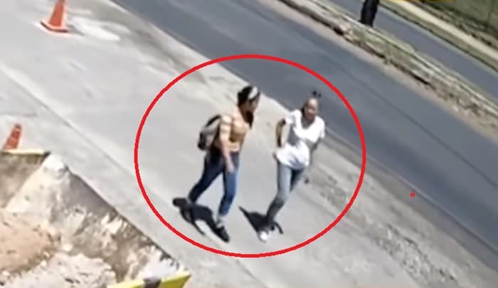 Crimen de adolescente: Video captó encuentro con sospechosa