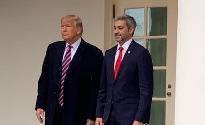 Abdo Benítez se reúne con Trump