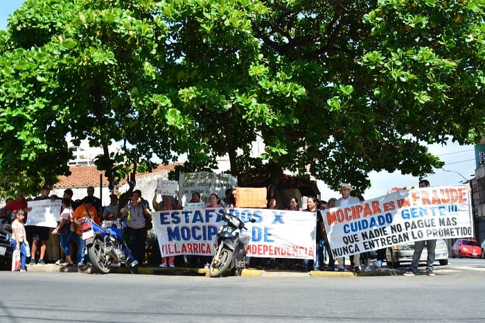 Dany Durand es ideólogo de estafas en Mocipar, aseguran en manifestación