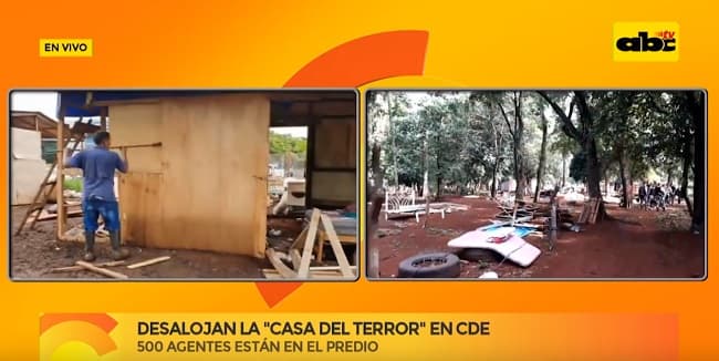 Desalojan “Casa del Terror” en Ciudad del Este