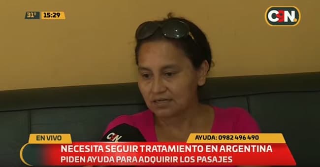 Niña necesita ayuda para someterse a operación en Argentina