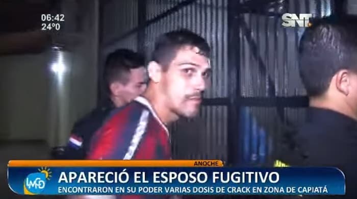 Esposo desaparecido es hallado con droga en su poder
