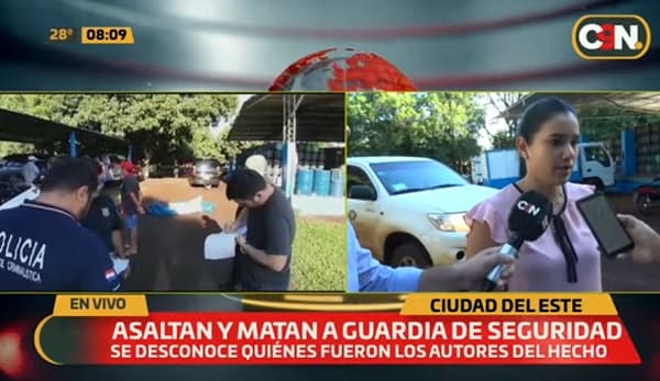 Asesinan a guardia de seguridad en intento de asalto
