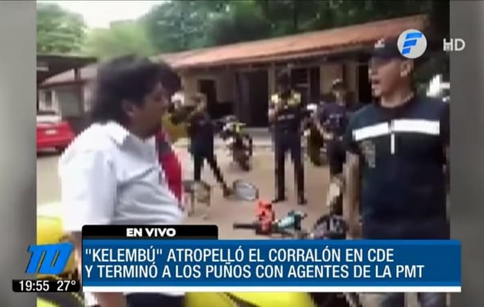 Kelembú sufre golpiza de agentes municipales
