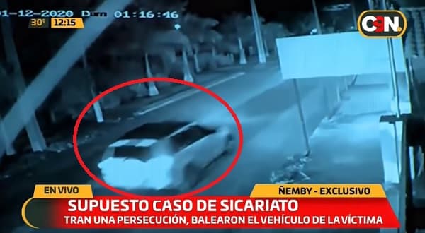 Revelan imágenes de persecución que acabó en asesinato en Ñemby