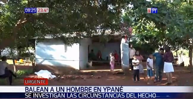 Asesinan a balazos a un joven en Ypané